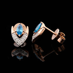 Ocean Drop Diamond Earrings