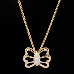 Butterfly Diamond Pendent