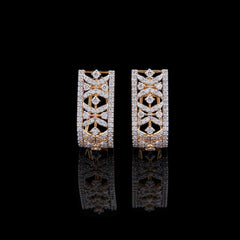 Majestic Hoop Diamond Earrings