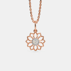 Flower shape pendants for girls