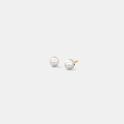 white moti earring for women