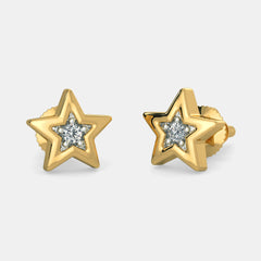 Star shape earrings for girls