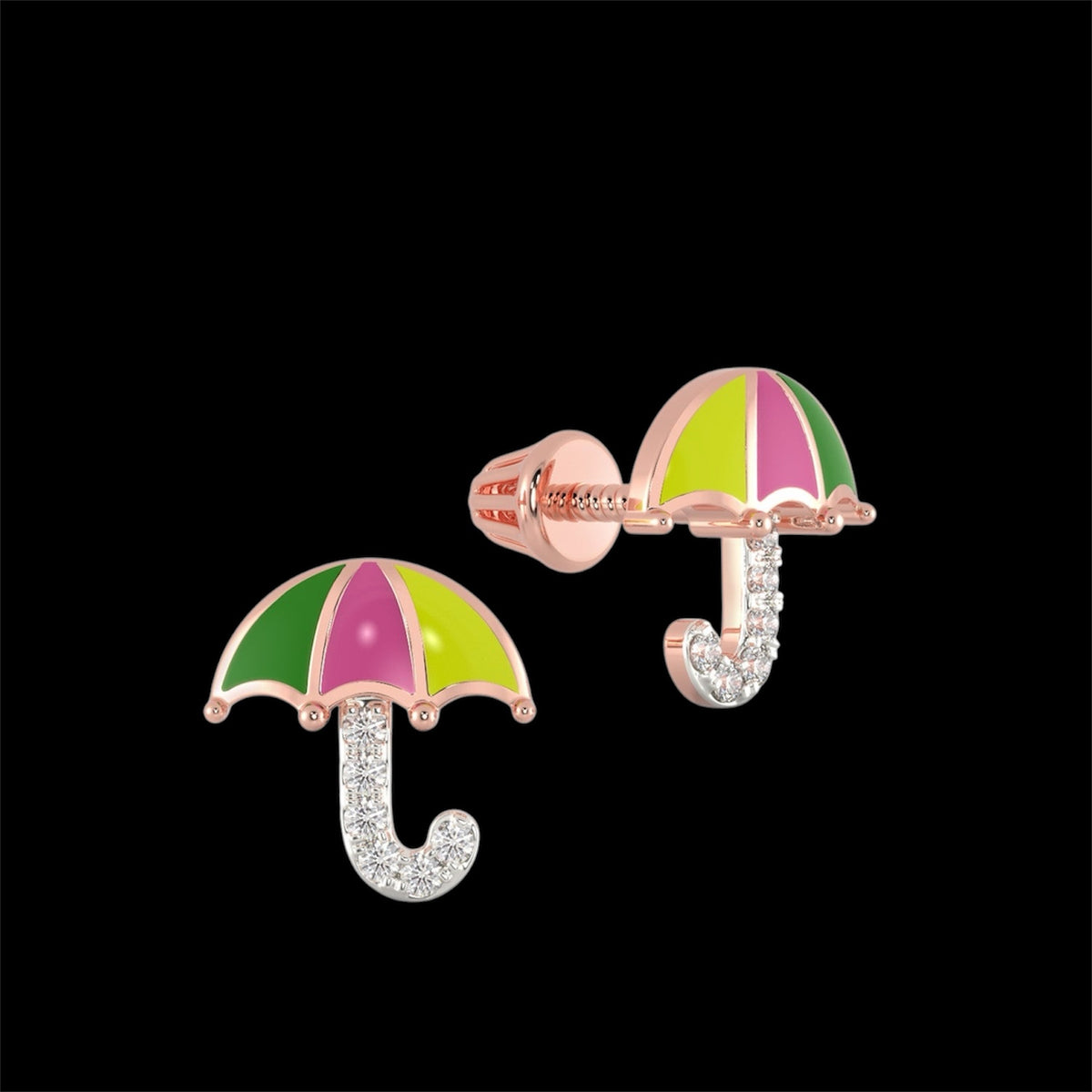 Umbrella Stud Earring