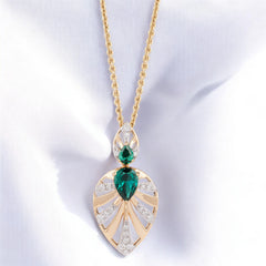 Leaf Diamond Pendent