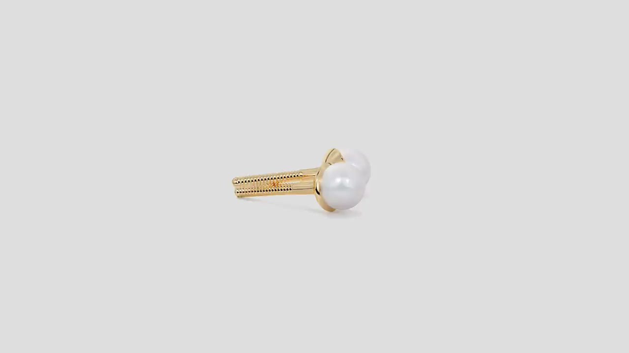 single white moti earring video 